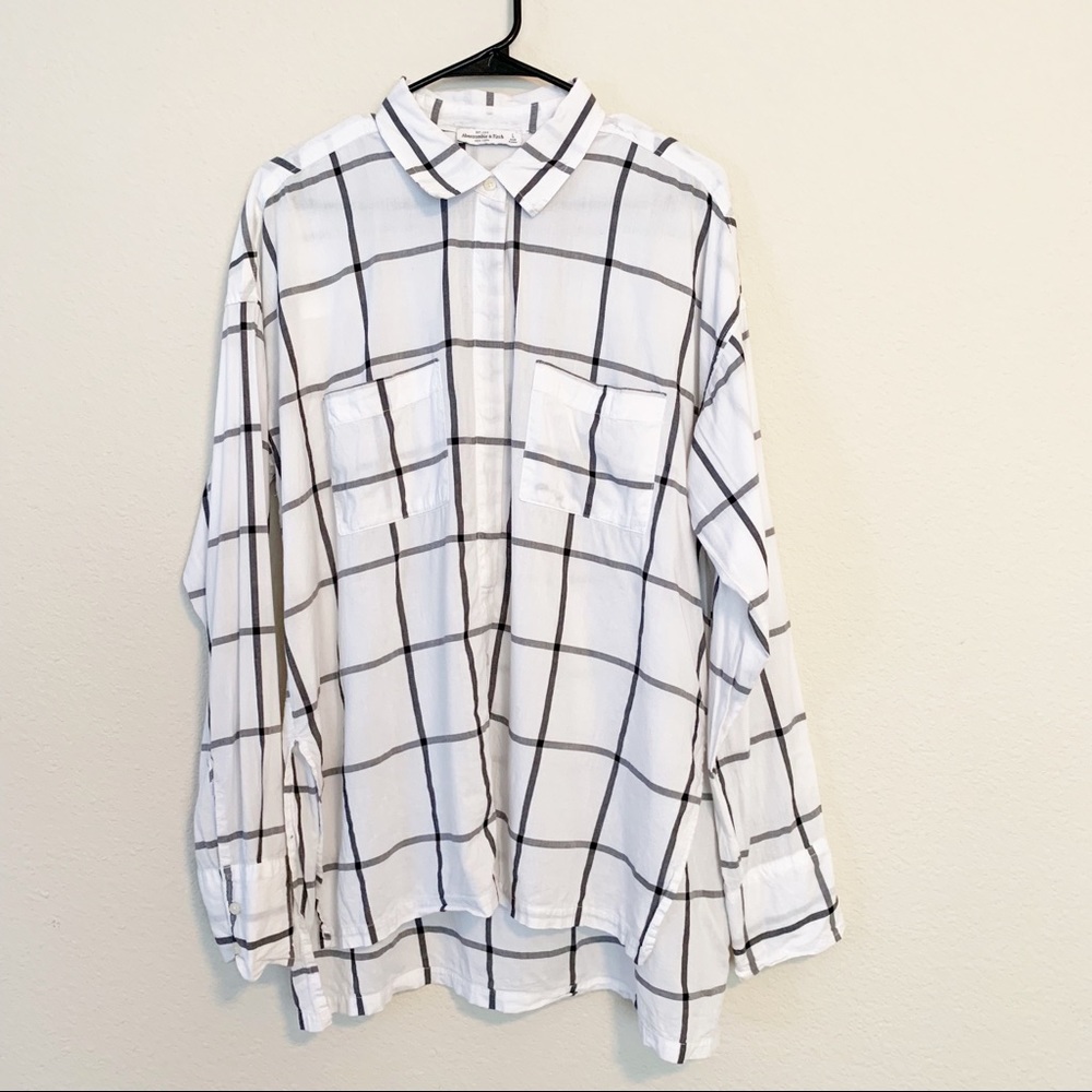 Abercrombie | Windowpane Grid Button Down Shirt